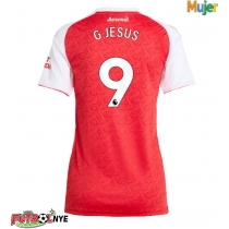 Camiseta Arsenal Gabriel Jesus #9 Primera Equipación para mujer 2025-26 manga corta